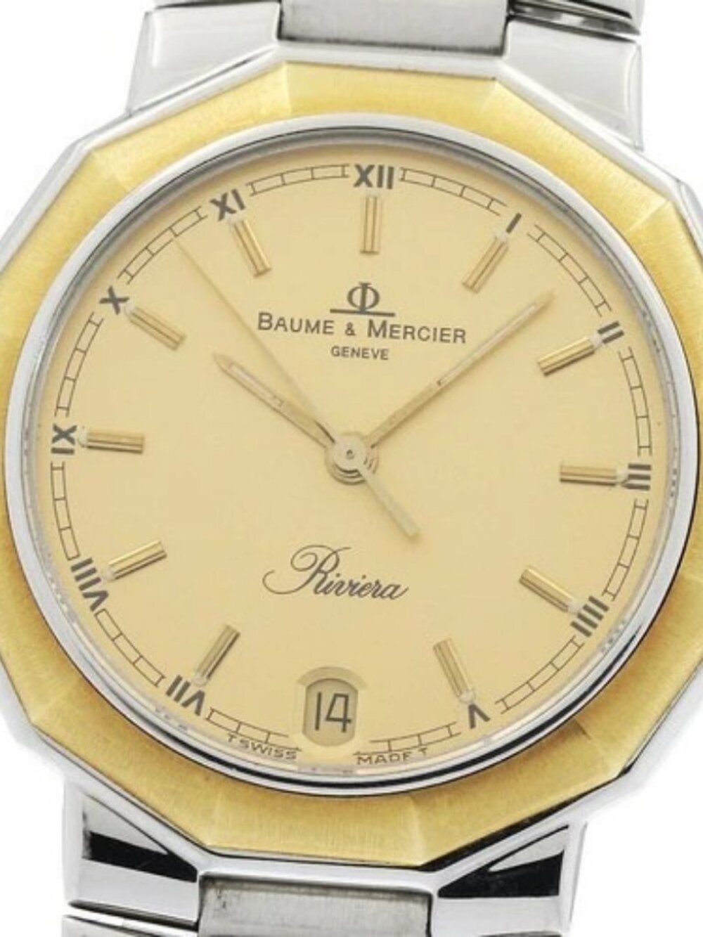 Baume & Mercier Riviera 5131.3 Date gold Dial Quartz Men's Watch_968086
